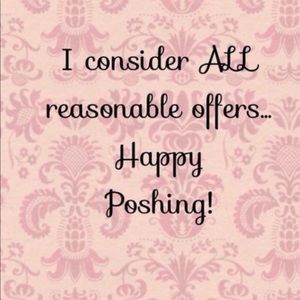 All reasonable offers are welcomed